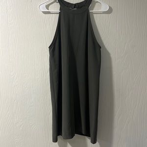 Olive green cocktail, dress, dry, cleaned worn once to a wedding